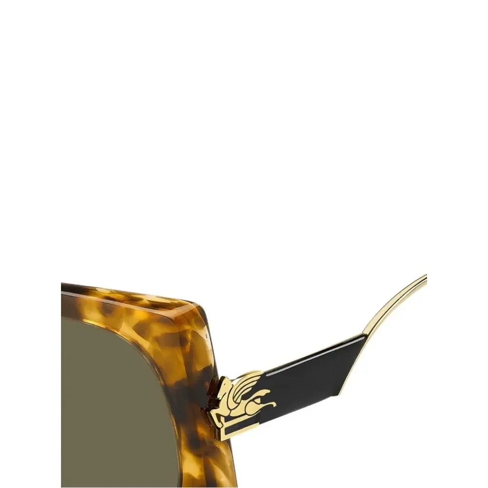 New! Etro ETRO0026/S EPZQT Elegant Havana Square Sunglasses, Authentic
